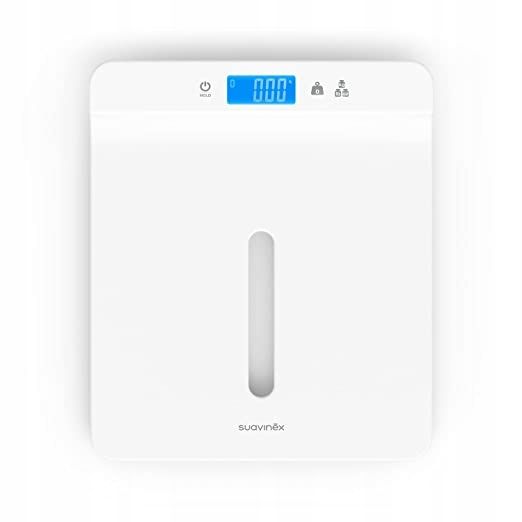 Suavinex cyfrowa waga 1-100 kg z tacą i Bluetooth