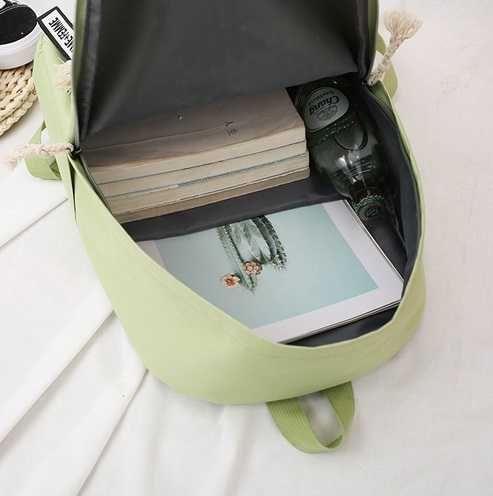 Набор 4в1 школьный рюкзак шоппер пенал клатч через плечо для девочки )