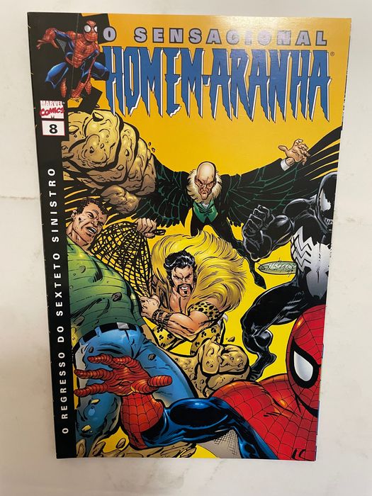Livros BD Homem Aranha Marvel 2, 4, 5, 6, 7, 8, 9, 10