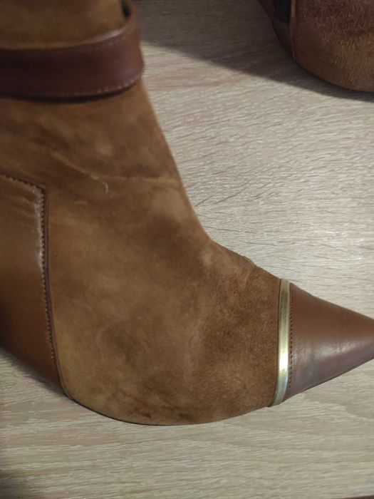 Botin mulher castanho