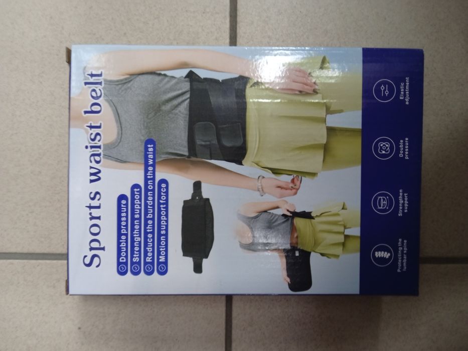 Pas lędźwiowy ortopedyczny – regulowany stabilizator pleców, wsparcie