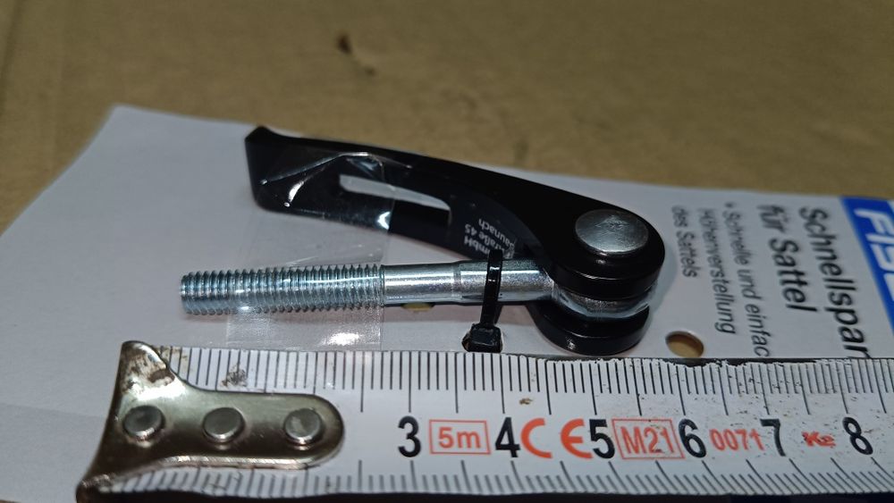 Fischer Unisex aluminiowy szybkozłączka, czarny rozmiar uniwersalny UE
