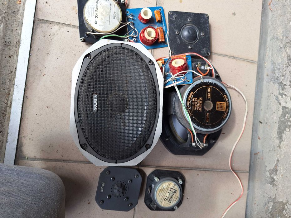 głośniki samochodowe Pioneer + Visaton