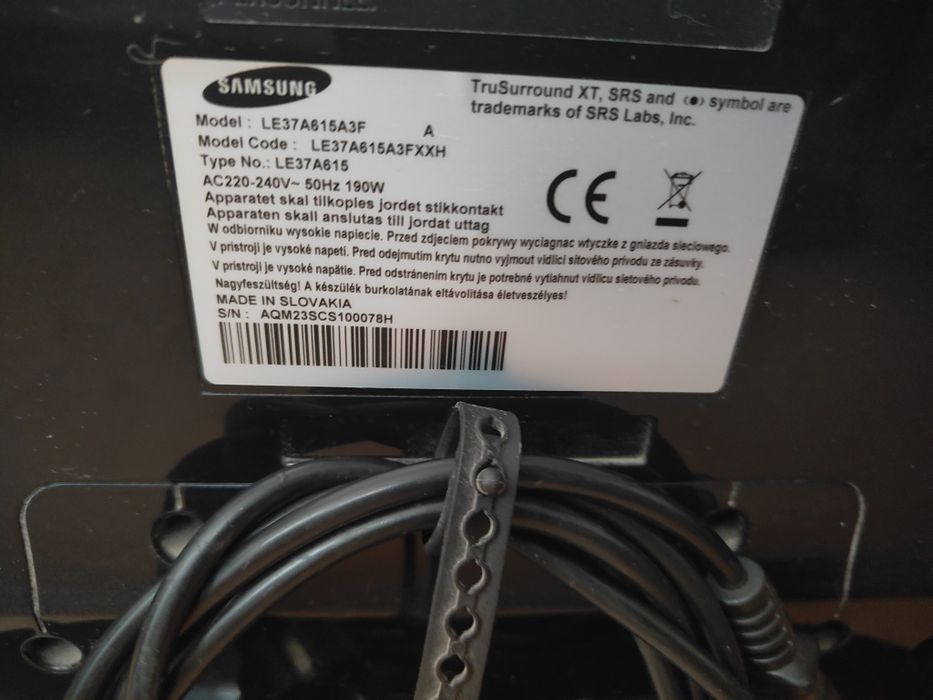 Telewizor Samsung 37 cali