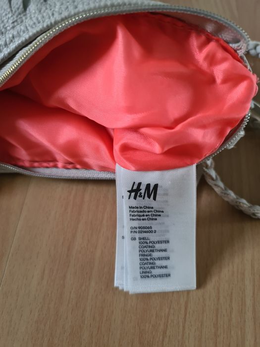 Torebka dla dziewczynki z frędzlami modna H&M stan idealny jak nowa