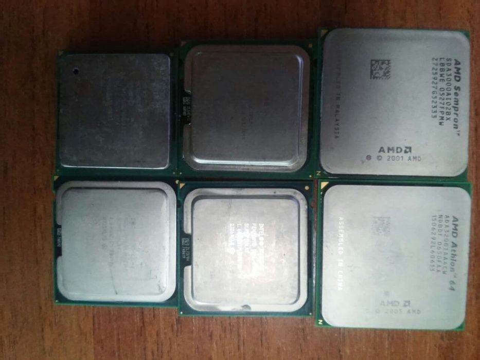 Процесори Athlon, Sempron, Pentium, Celeron
