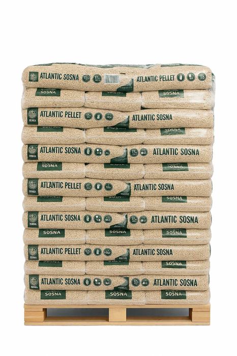Atlantic Pellet Sosnowy Jasny Pellet z Dostawą do Twojego Domu