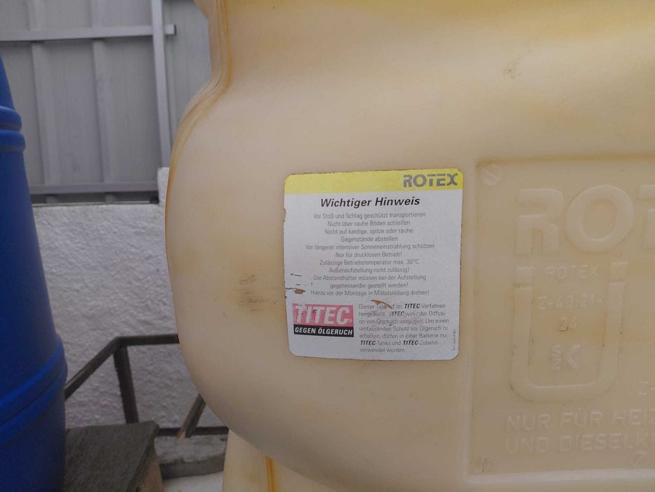 Depósito de gasóleo de 1500 litros