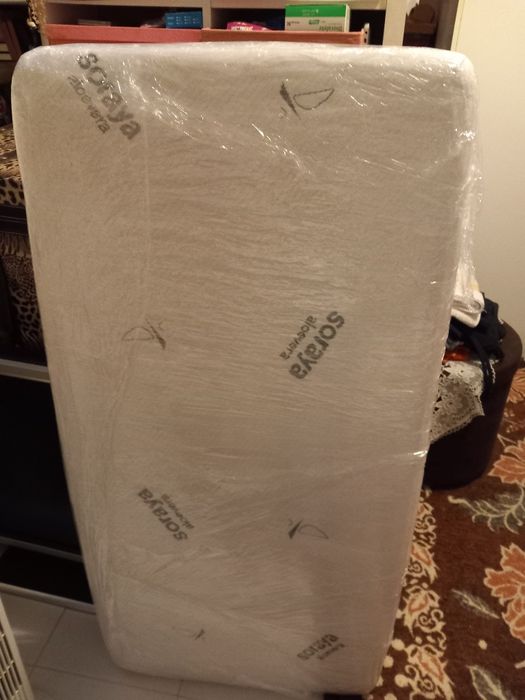 Colchão para cama de bebé SORAYA aloevera 119×57×10cm