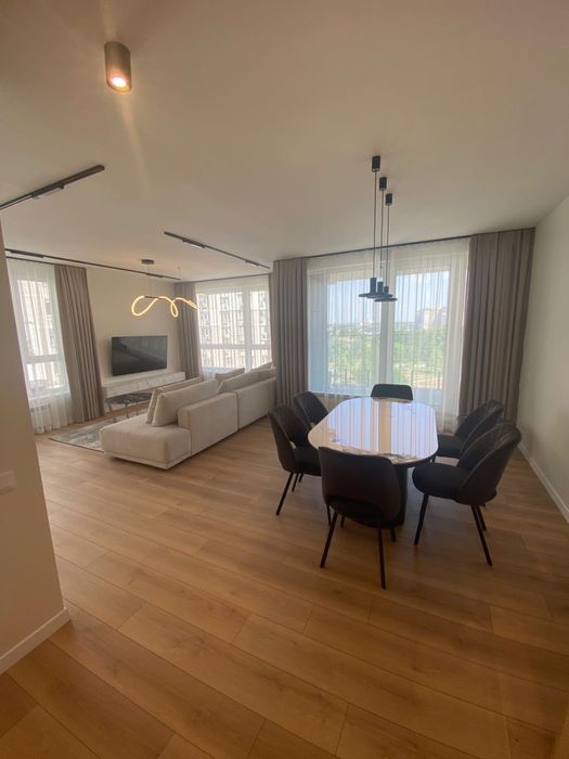 Перша оренда 3-кімнатна 110 м² у ЖК 31 на Драгоманова