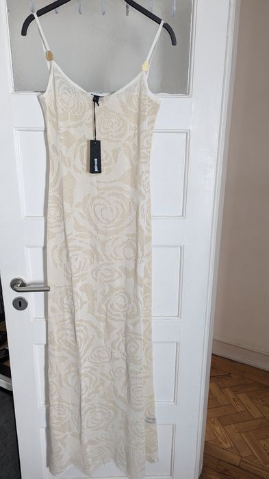 [Novo] Vestido Mulher Branco Renda Just Cavalli - M