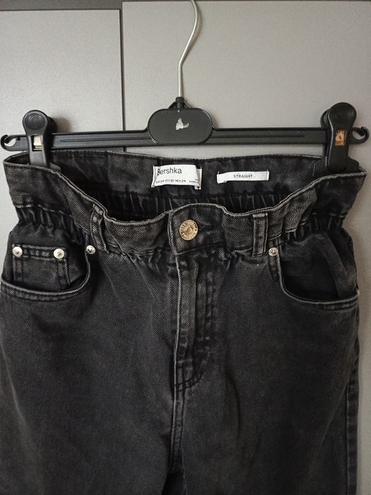 Szerokie spodnie jeansowe Bershka XS