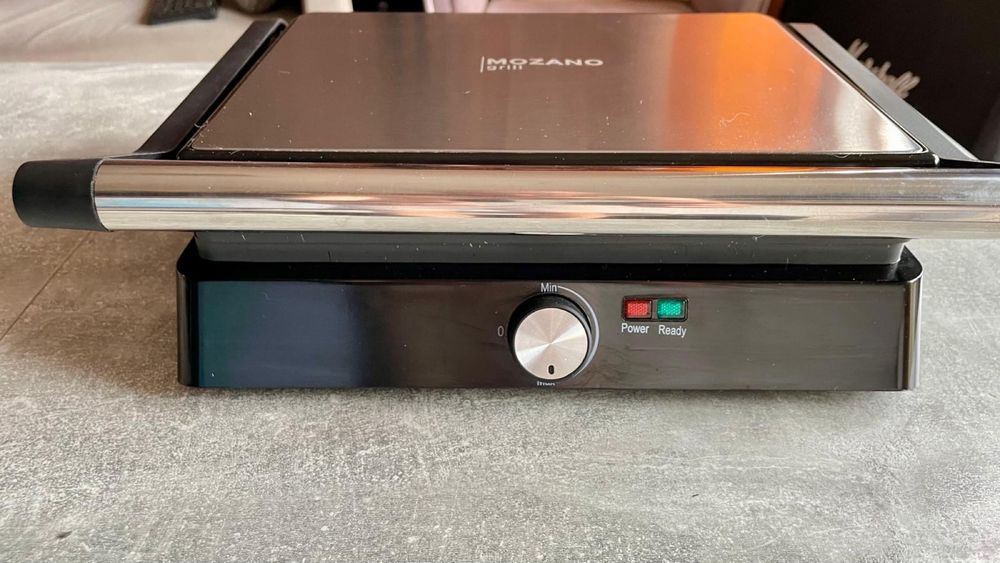 2x Grill Elektryczny Rozkladany Mozano Grill Chef Czarny 2200w Duzy