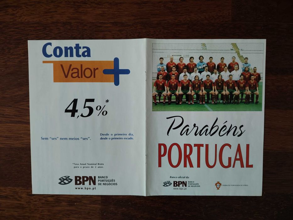 Euro 2000 - Cartaz Seleção Portuguesa Euro200