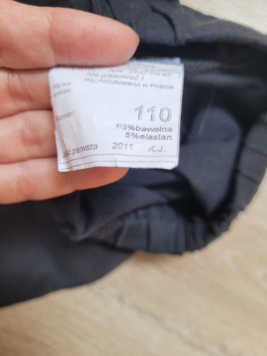 Leginsy 3/4 dziewczęce  110