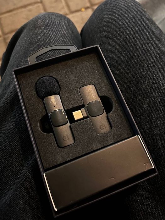 Безпровідний петличний мікрофон,розʼєм USB