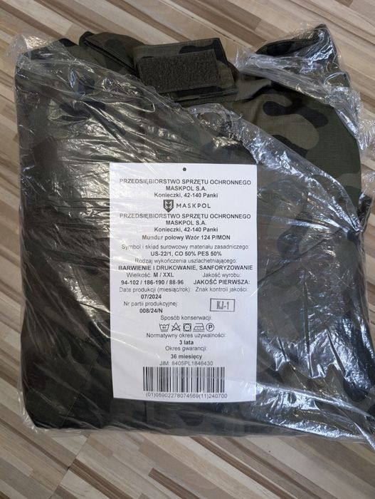 Mundur polowy wz 124 P/MON (M/XXL), nowy!