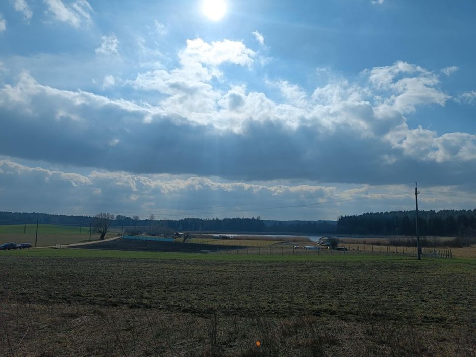 Działka Mazury, Węgorzewo z widokiem na jezioro, las Przerwanki