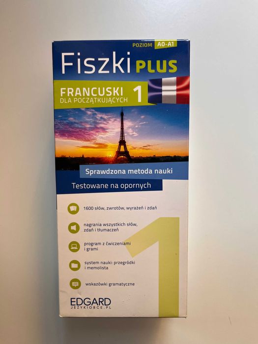 Fiszki Plus. Francuski dla początkujących 1 A0-A1