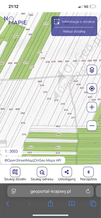 Sprzedam dzialki rolne 372 i 373 - Widok 2