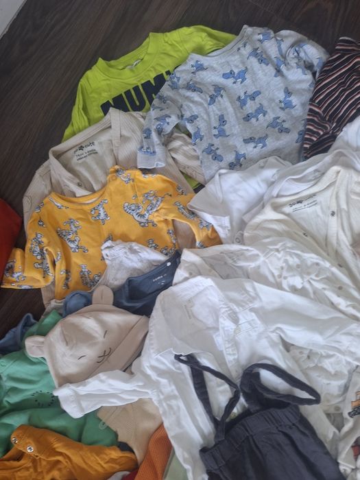 Zestaw ubrań duza paka na chłopca od 56