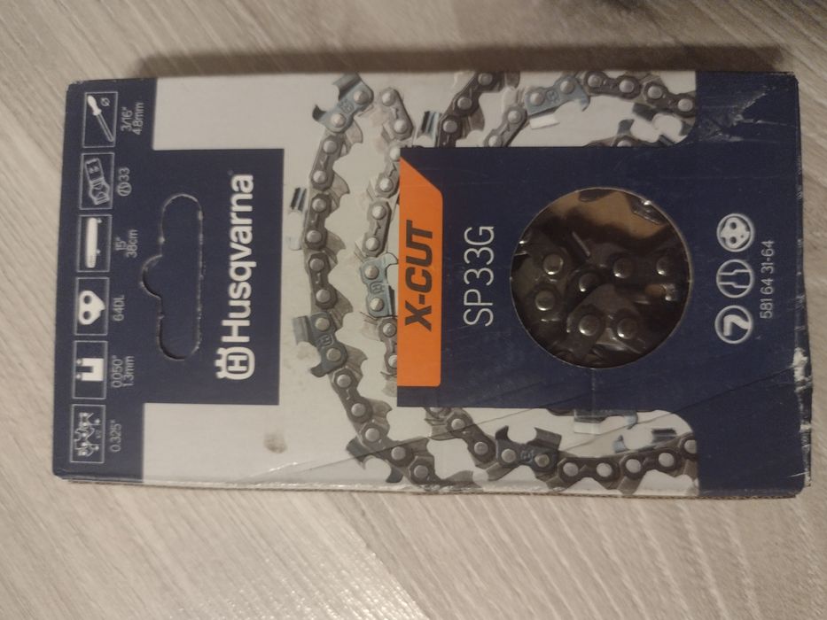 Prowadnica X-force + łańcuch X-CUT SP33G Husqvarna 15'' .325 64DL 1,3m