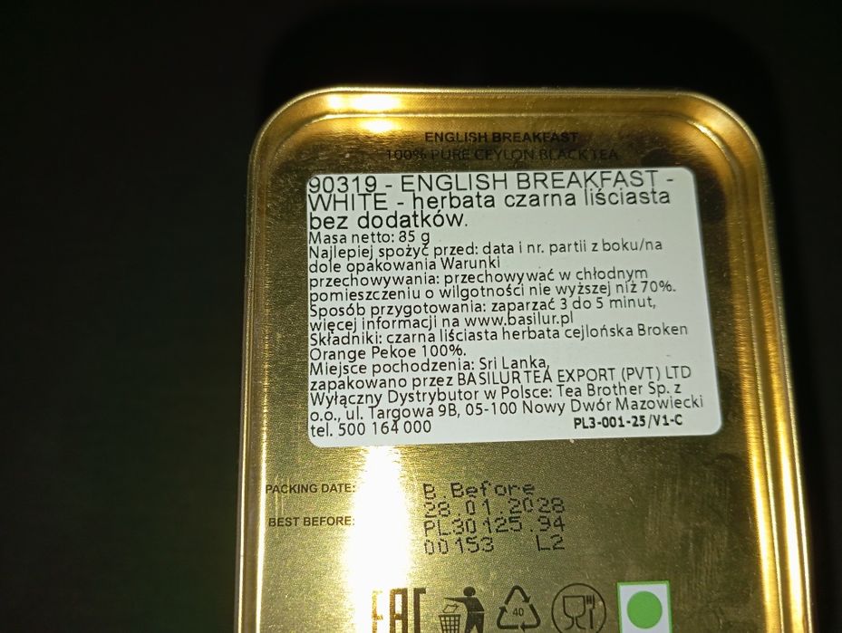 Herbata kingsleaf breakefast 100g