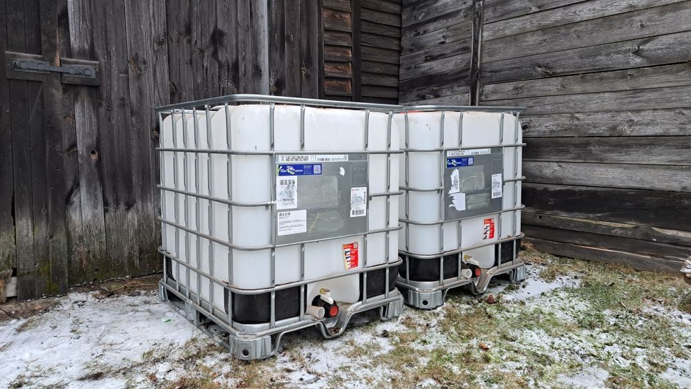 Zbiornik na deszczówkę Mauzer IBC paletopojemnik 1000 litrów