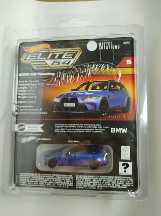Hot Wheels Elite 64 BMW M3 Touring