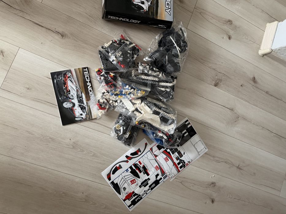 Zestaw klockow technic porshe