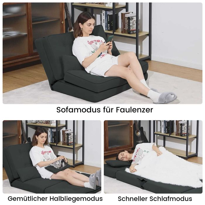 Nowa rozkładana sofa leniwa / fotel / łóżko / leżanka / COMHOMA !W229!