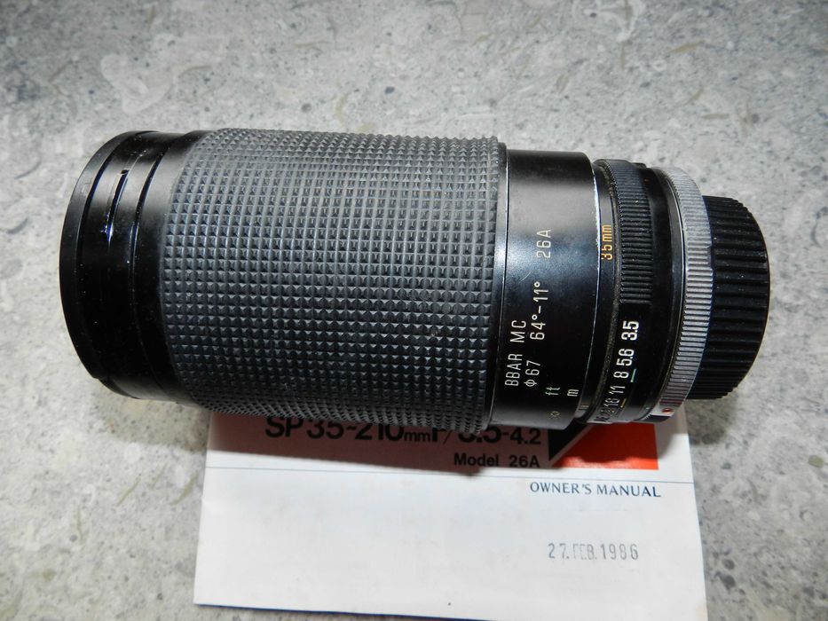 obiektyw Tamron SP35-210 mm z futerałem japan