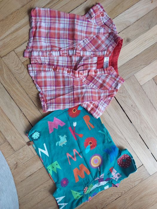 Paczka ubranek letnich dla dziewczynki rozmiar 74/80