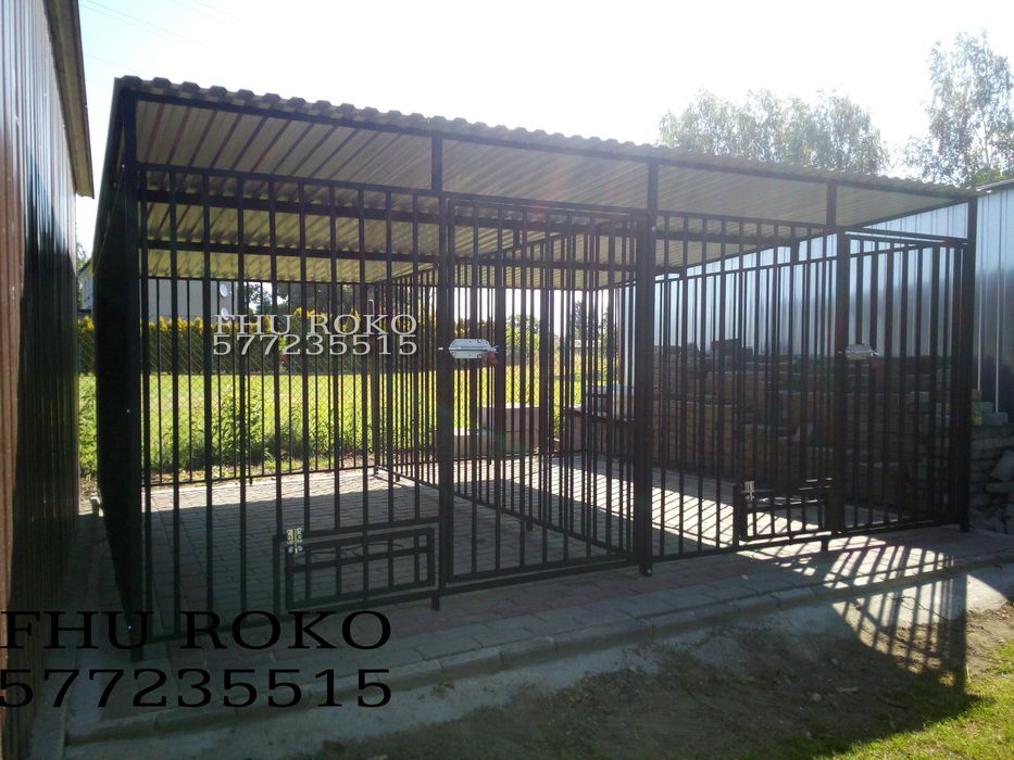 Kojec dla psów podwójny 4x3,klatka dla psa,boks zagroda dla zwierząt