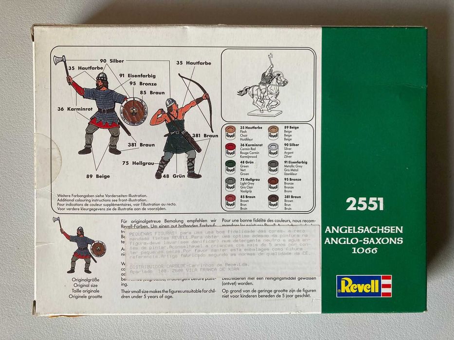 Figurinhas Revell #2551: Anglo-Saxons (1066)