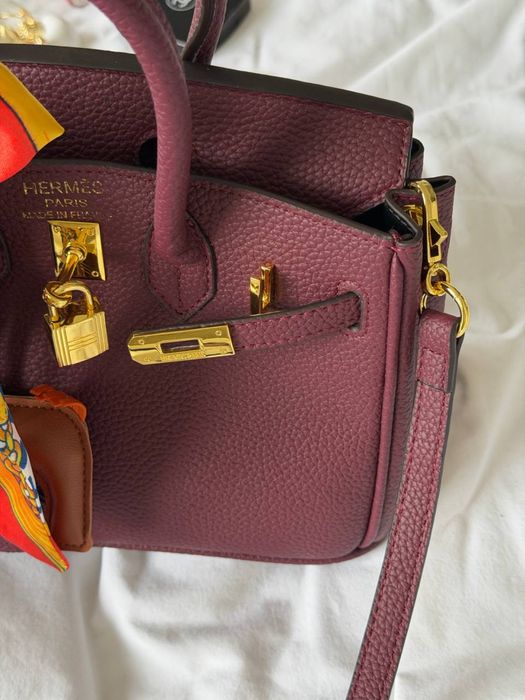Сумка Hermès Birkin 25 / 30 Burgundy/Gold