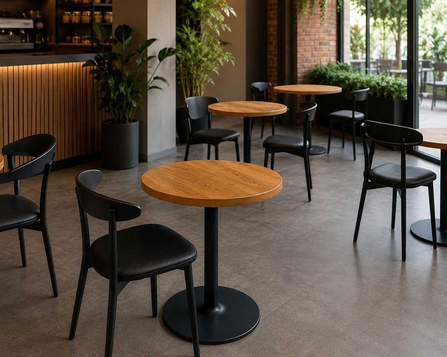 Stolik, stół do jadalni, restauracji, lokalu fi 60 - PRODUCENT - 5 lat gwarancji