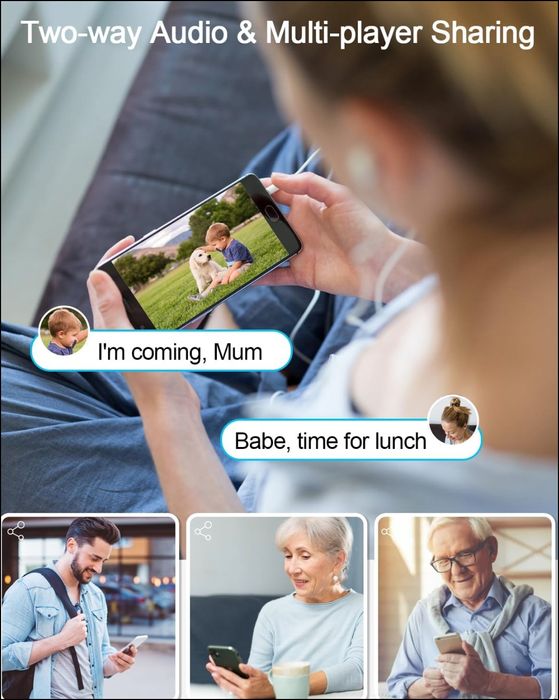 Câmara de segurança solar s/ fios p/ exterior ANRAN