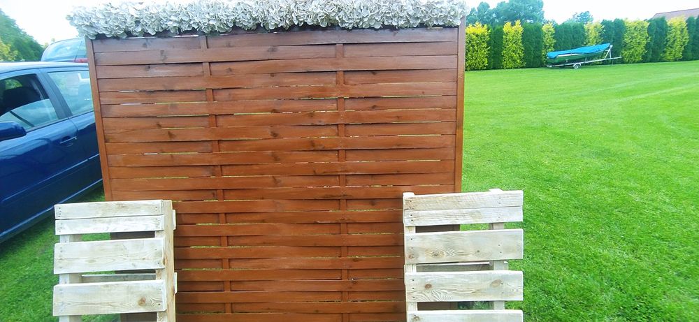 Ozdoby weselne dokoracja dla młodej pary