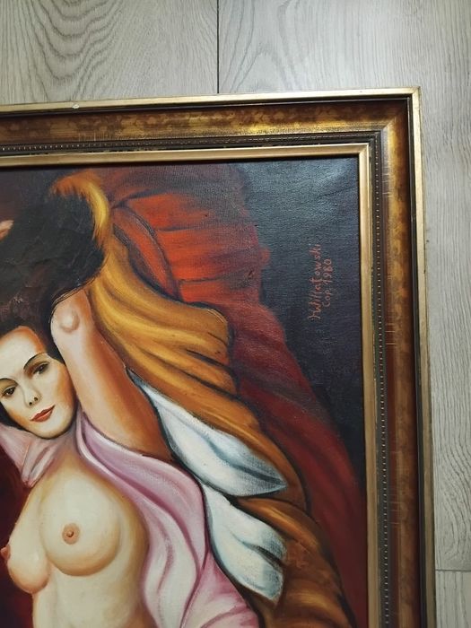 Obraz olejny na płótnie, 60cm x105cm