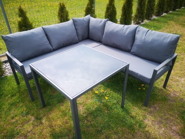 Stalowy 3-czesciowy naroznik ogrodowy! Meble ogrodowe, tarasowe!