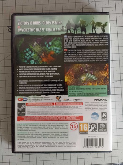 Sacred 3 Pierwsza Edycja PL kultowy hack'n'slash na PC