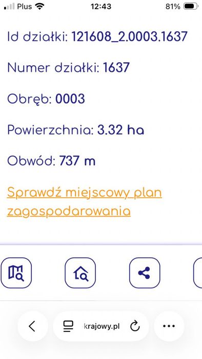 Na sprzedaż działka leśna