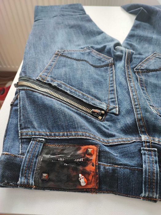 Spodnie jeans Hugo Boss Handcrafted