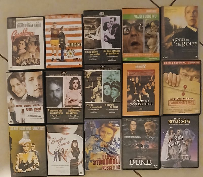 Vários DVD a vários preços