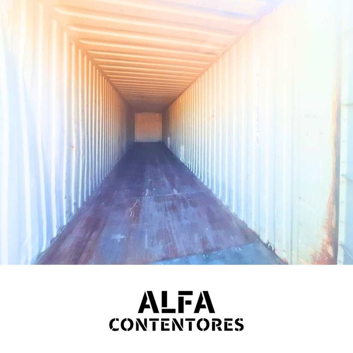 Contentor Marítimo 40' HC - 12 Metros Altura Extra