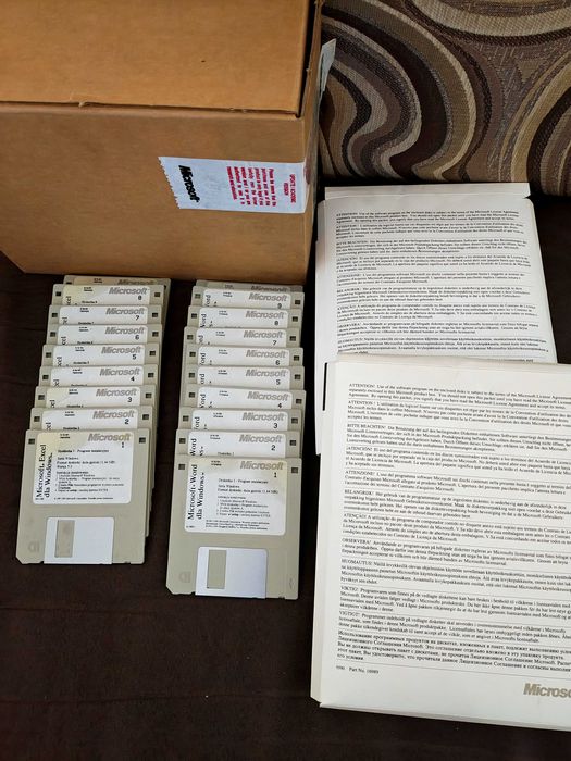 Word i Excel dla Windows | BOX | Retro Vintage | Czytaj OPIS