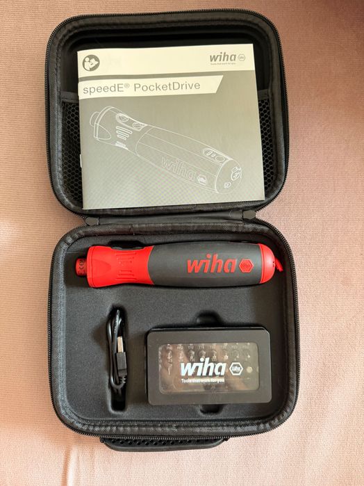WIHA 47183 Wkrętak elektryczny z zestawem bitów.