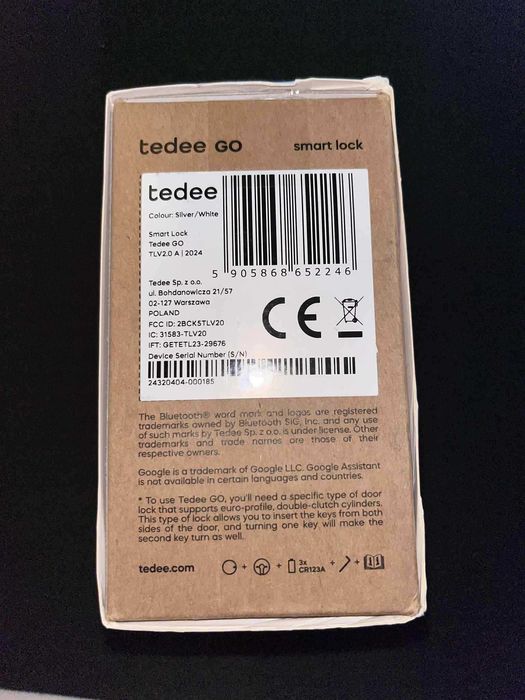 Zamek inteligentny Gerda Tedee Go biały