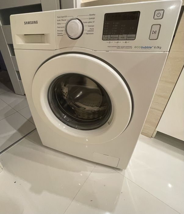Pralka Samsung eco bubble 6.0 kg WF60F4E0W0W